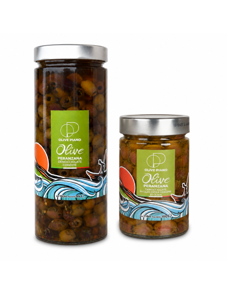 Olive Peranzana Denocciolate Condite in Olio EVO | Agricola Piano