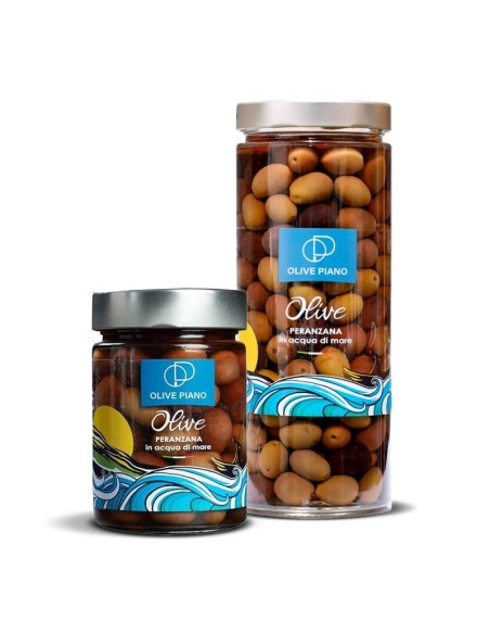 Olives Peranzana en Eau de Mer : Savourez le Goût de la Méditerranée