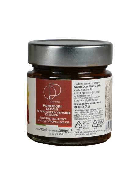 Pomodori secchi sott'olio extravergine: Un'esplosione di gusto autentico