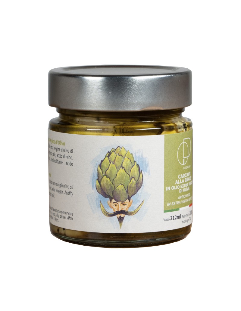 Carciofini alla Brace in Olio Extravergine - Puro Gusto Pugliese!