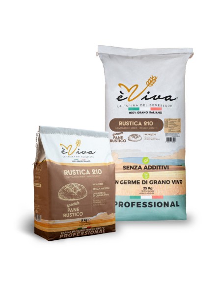 Rustica 210 | Farina Tipo 2 con Germe di Grano per Pane e Dolci Perfetti