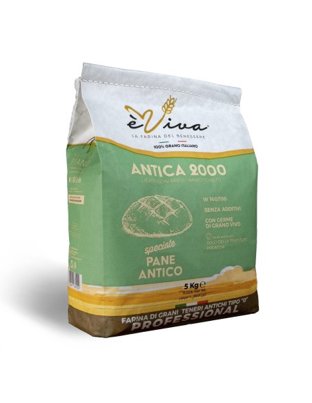 Antica 2000 | Italian Type "0" Flour from Ancient Grains with Wheat Germ