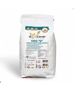 Farina di grani teneri antichi tipo 0 con germe di grano vivo 5 Kg
