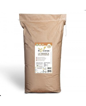 Semola rimacinata di grano duro con germe di grano vivo 25 Kg.