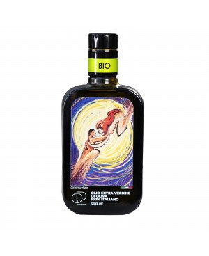 Miglio | Olio EVO Bio Peranzana Pugliese, Design Unico, Spremuto a Freddo, Pluripremiato 500 ml