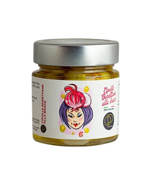 Onions in Oil - Grilled Onions in EVOO, 100% Italian, Ideal Appetizer
