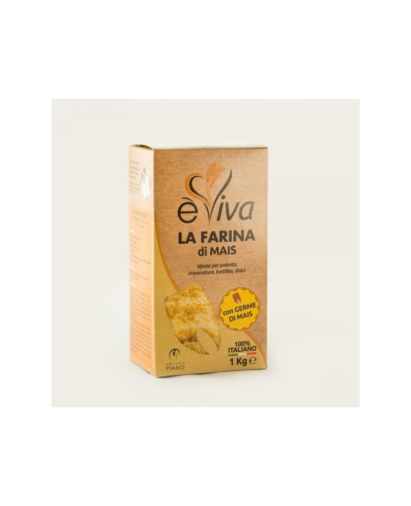 Corn Flour | Italian with Corn Germ - Professional, Additive-free - Ideal for Cornbread Corn Flour | Italian with Corn Germ - Professional, Additive-free - Ideal for Cornbread