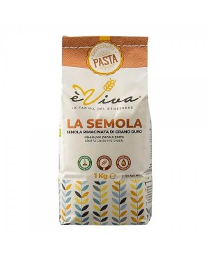 Re-milled Durum Wheat Semolina with Germ - Professional Apulian Flour, Protein-rich, for High Hydration - Ideal for Pasta