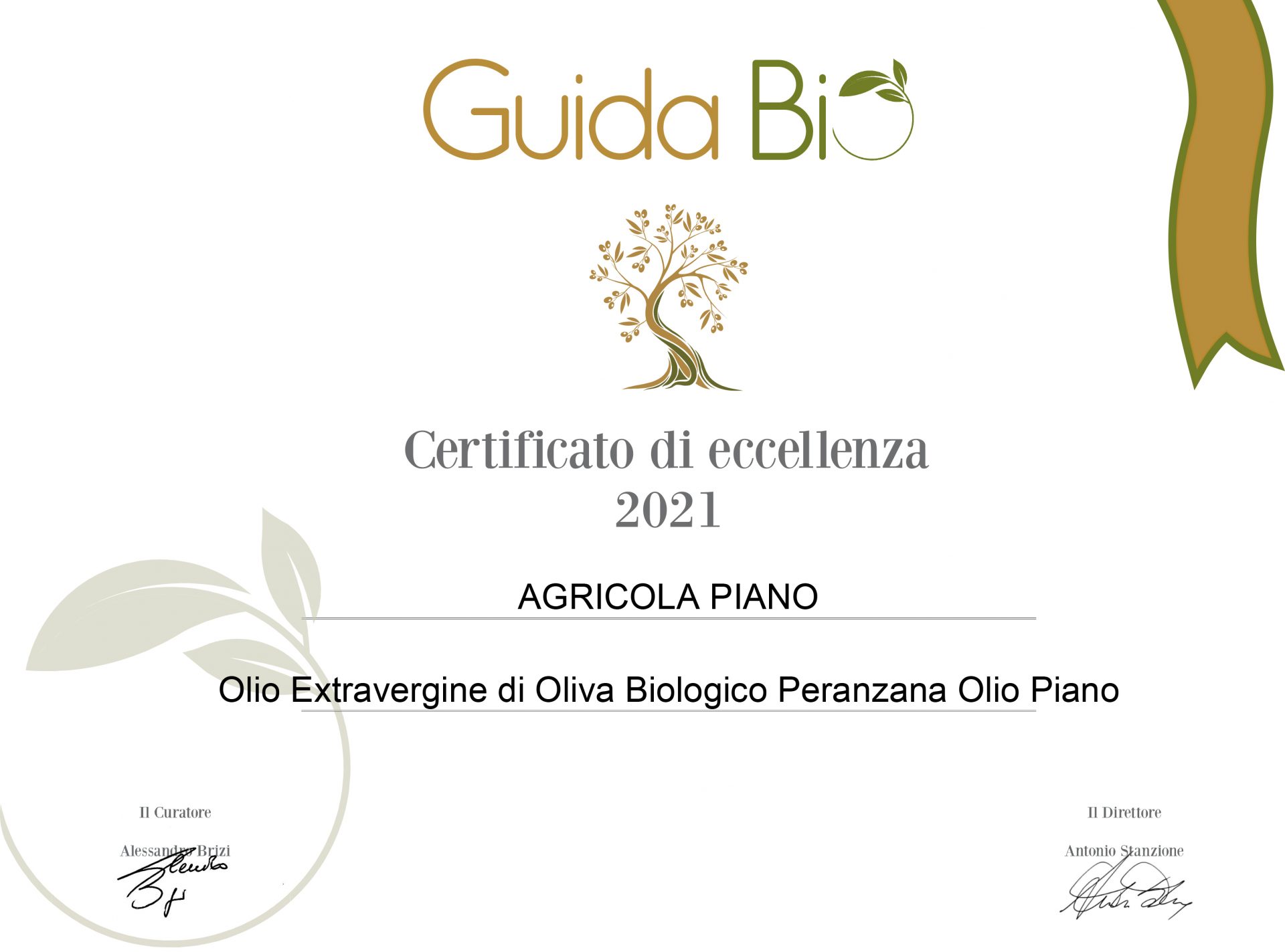 Guida Bio Olio Piano