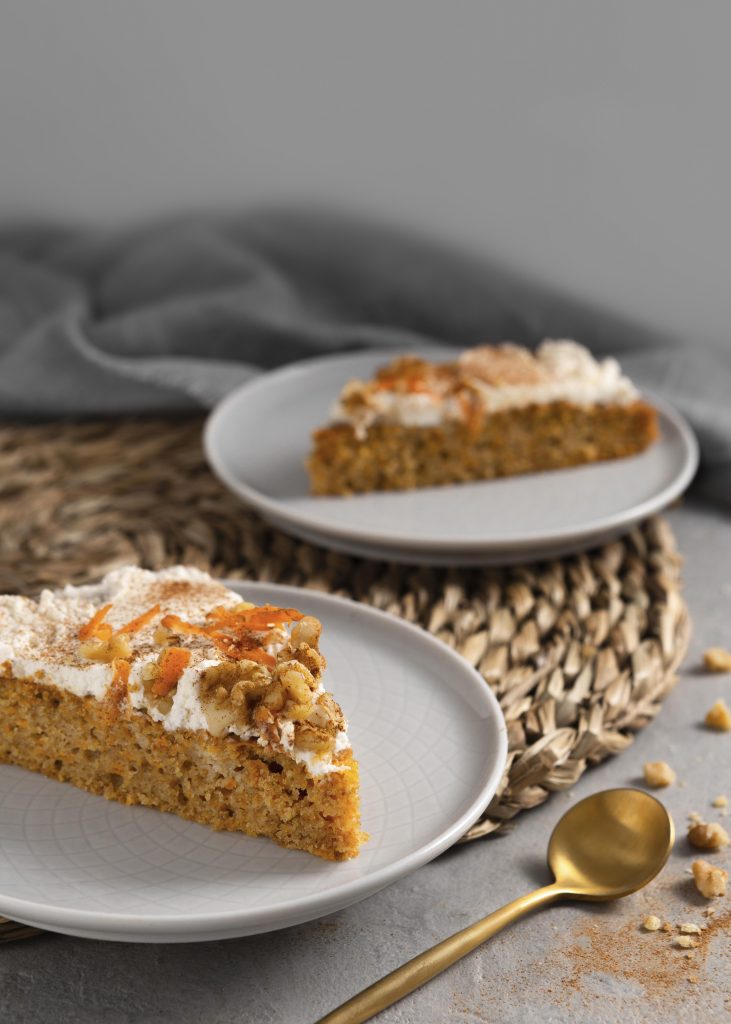 Torta di carote e olio extravergine