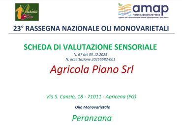 23ª rassegna oli
