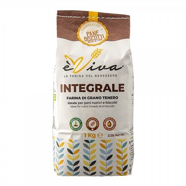 Autentica | Farine de Blé Tendre Type 150, Farine complète pour le pain, véritable farine complète, riche en fibres