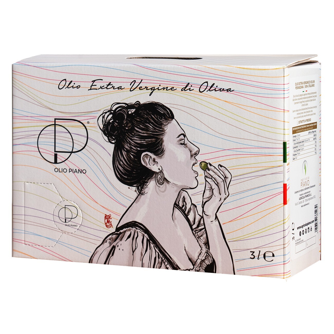 Italian Extra Virgin Olive Oil Bag-in-Box 3L | Cold Pressed, Medium Fruity, Award-Winning - Buy Direct from Producer