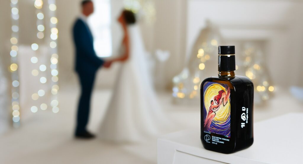 Uniche come il Vostro Amore: Bomboniere Matrimonio Personalizzate con Olio Extravergine d'Oliva