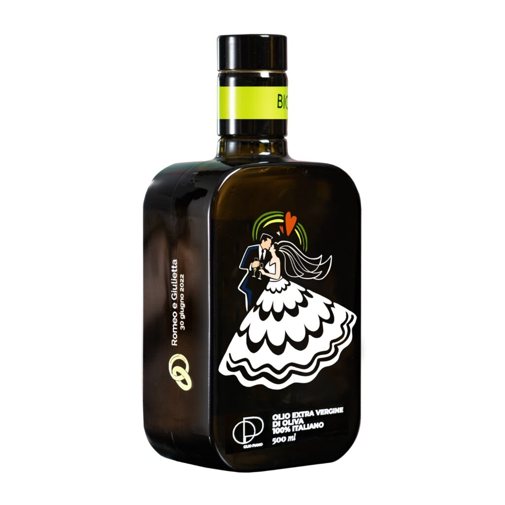 Bottiglie olio personalizzate