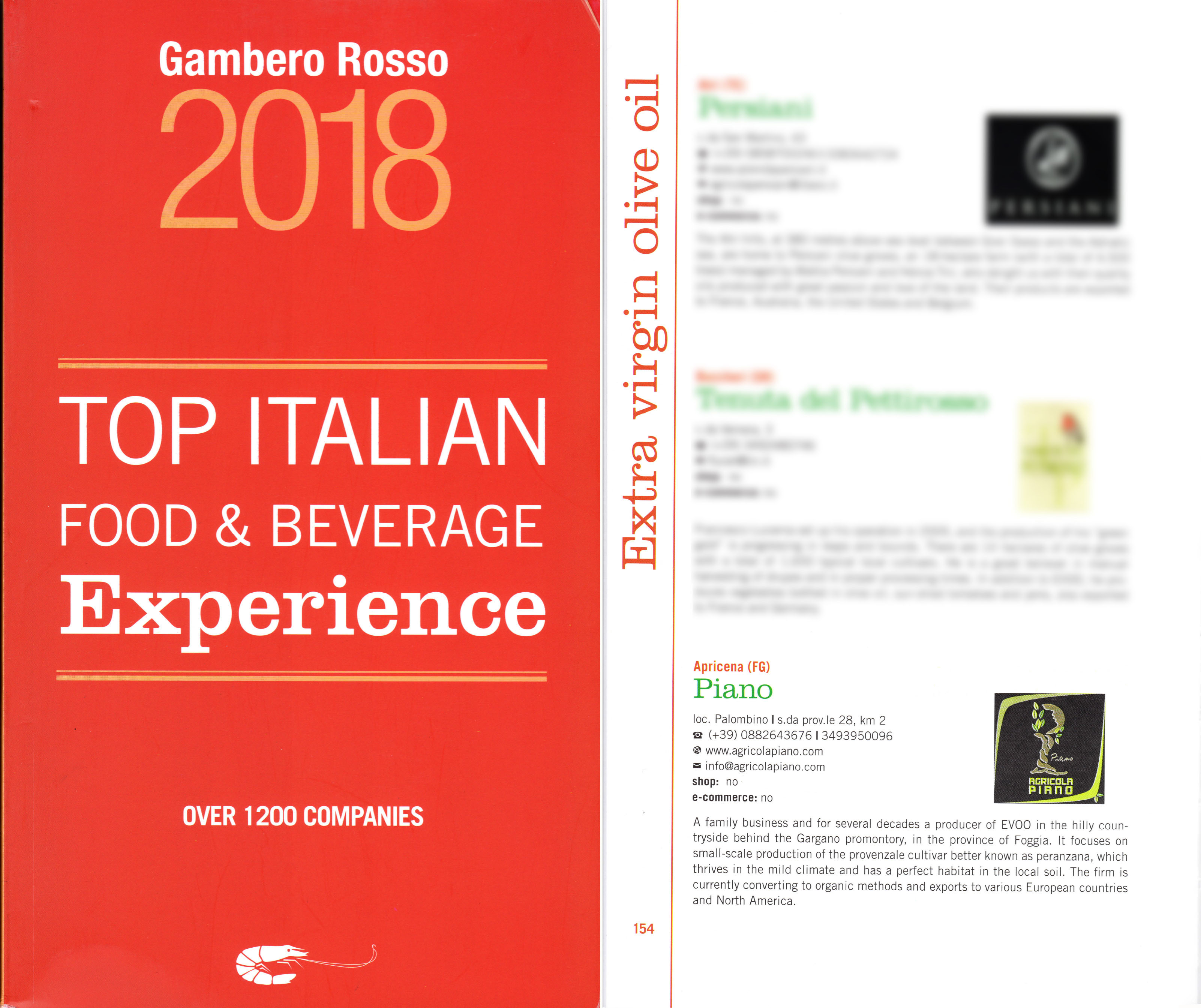 Top Italian Food & Beverage Experience 2018: Celebra le Eccellenze del Made in Italy