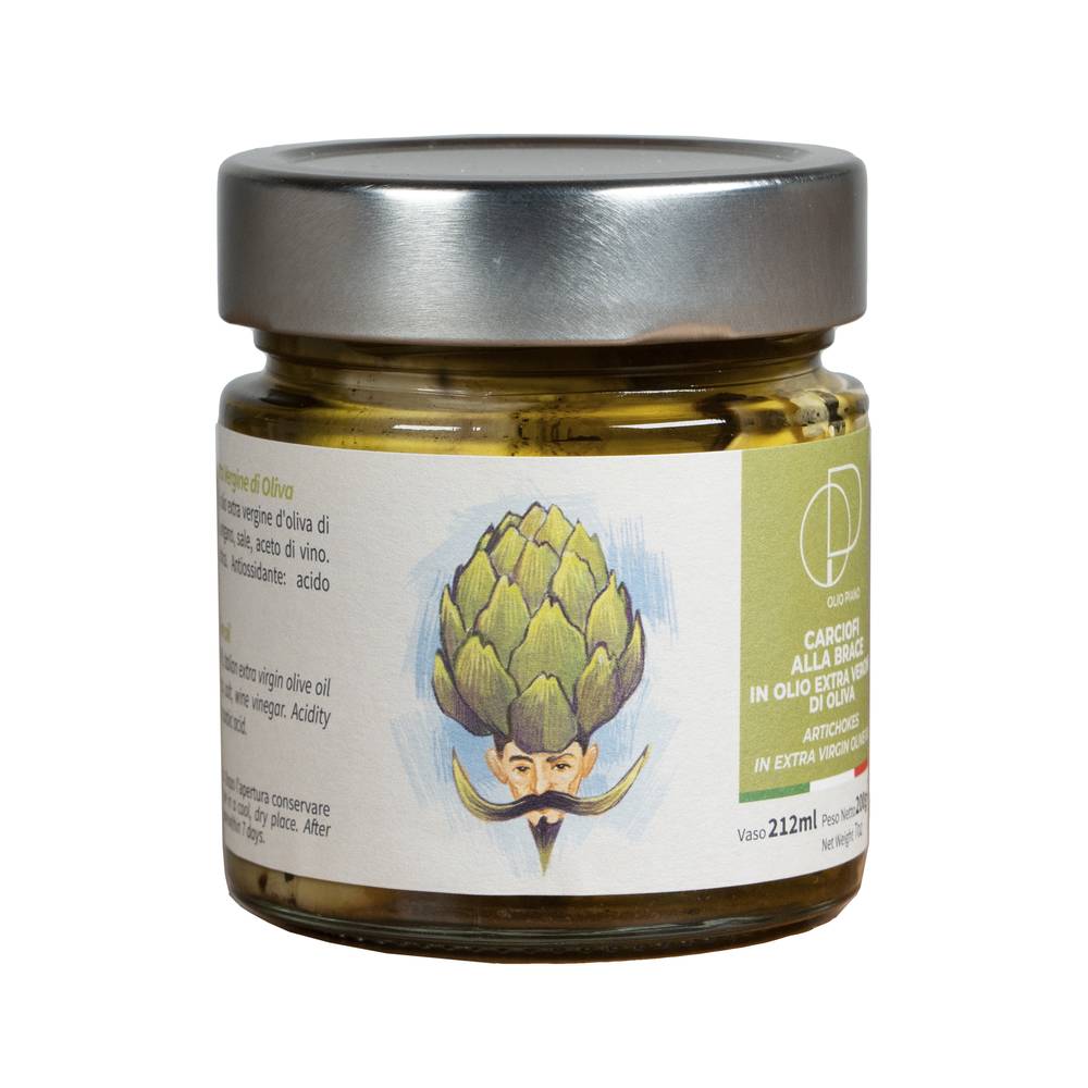 Carciofi sottolio | Carciofini alla brace artigianali in olio extravergine pluripremiato  100% Italiani, Ricetta antica