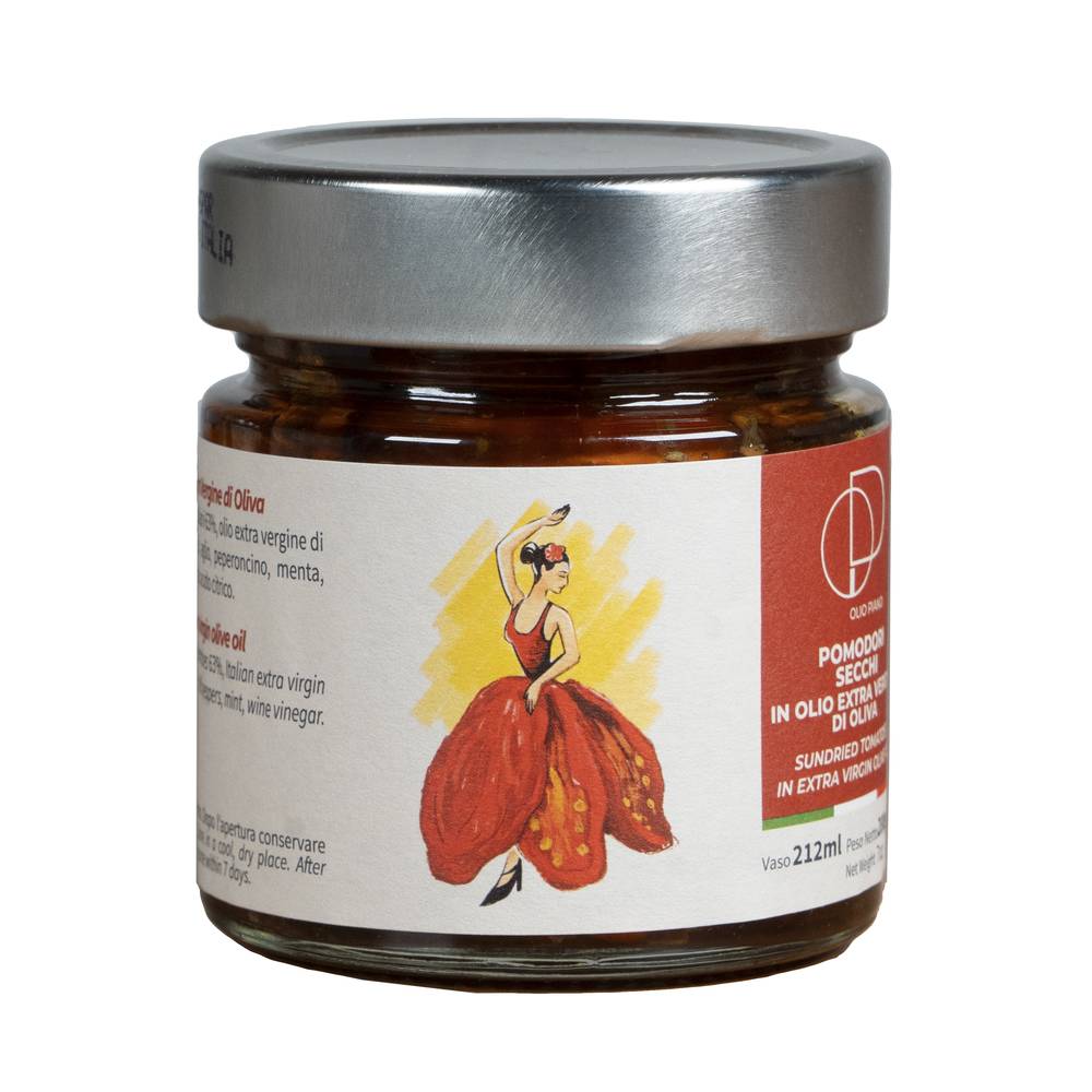 Pomodori Sott'Olio | Pomodori Secchi in olio extravergine pluripremiato, 100% Italiani, Ricetta antica, Pronte all'Uso
