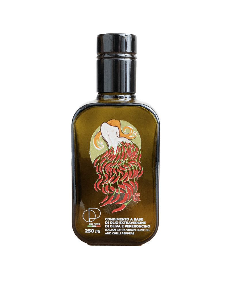 Condimento a base di Olio Extra Vergine di Oliva e Peperoncino – 250 ml