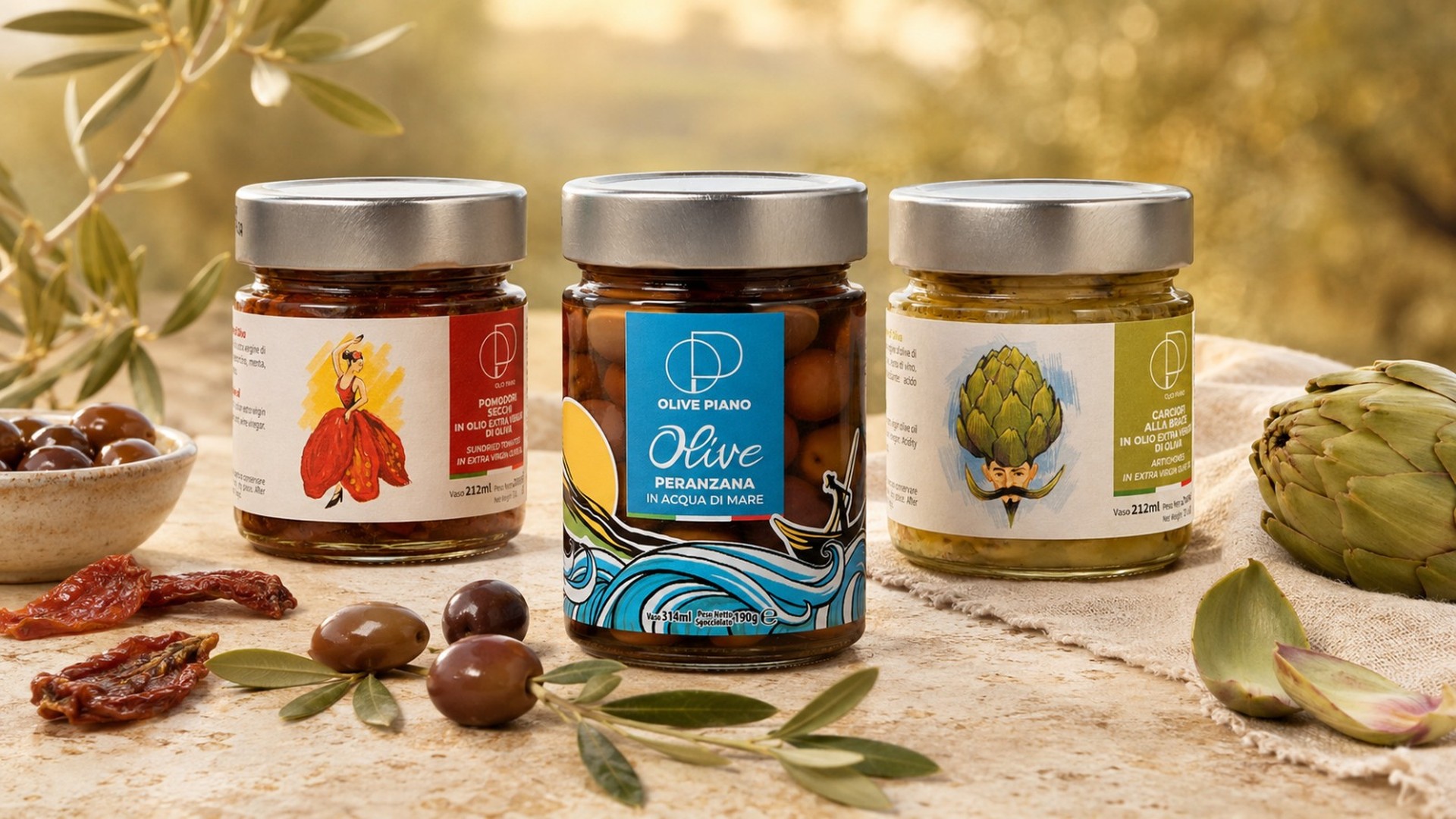 Olive Denocciolate in Salamoia